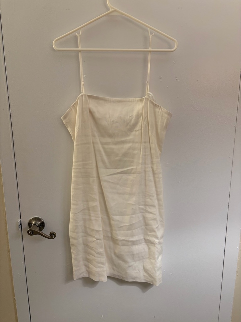 NWT COS White Linen Tube Top Mini Dress